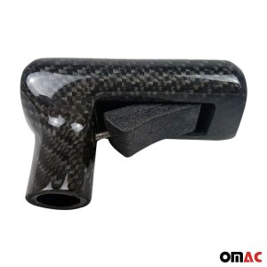 BMW 3 Series E46 Gear Shift Knob - Omac - with Button without Emblem - Carbon - '97-'00